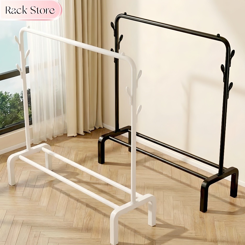 SES - COD Stand Hanger Gawang Rak Gantungan Baju Besi portable Baju Minimalis Jemuran hanger