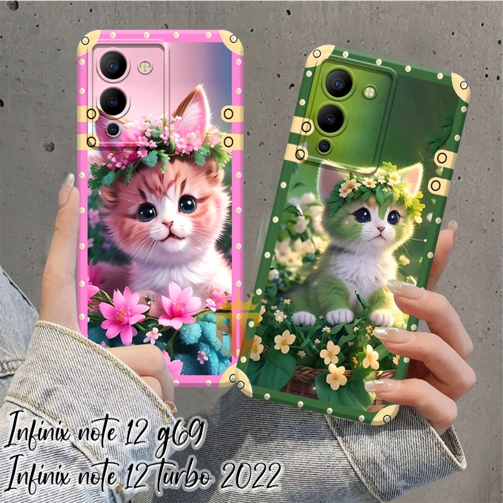 Case Infinix Note 12 G96 / Infinix Note 12 Turbo 2022 - Softcase Infinix Terbaru Kekinian - Motif Ku