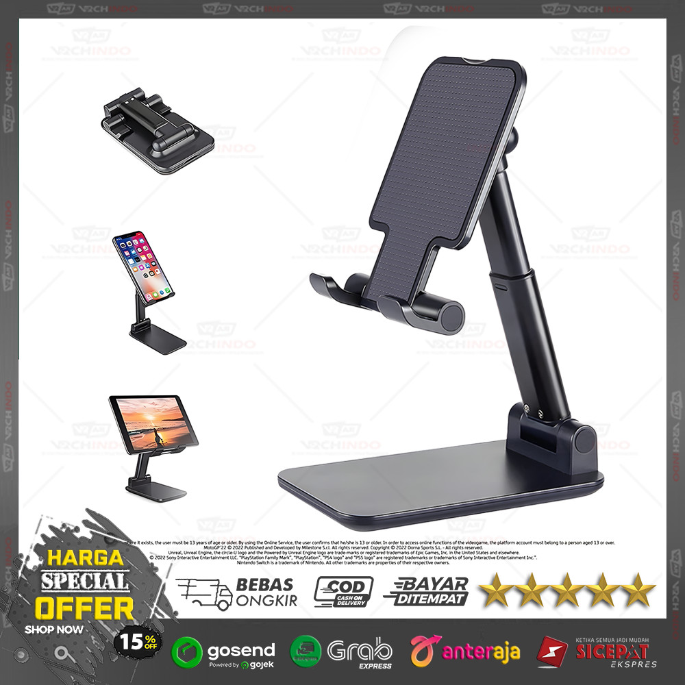 Dudukan HP L305 Kecil Tapi Super Kokoh Stand Lipat Premium Quality