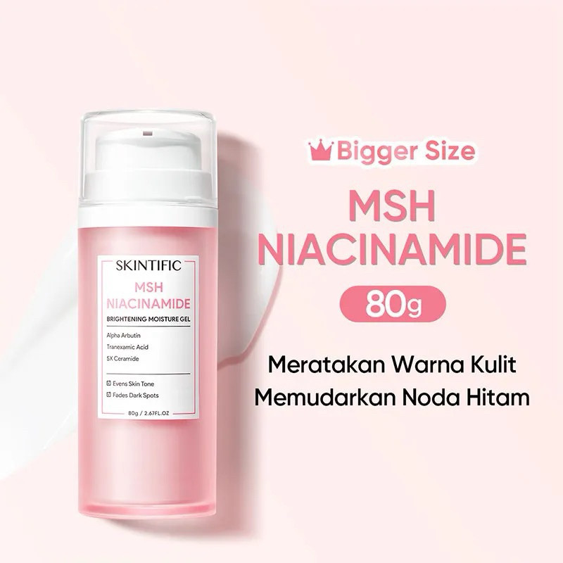 [BPOM 100% Ori] [BIG SIZE] SKINTIFIC MSH Niacinamide Brightening Moisture Gel 80g Niacinamide Moistu