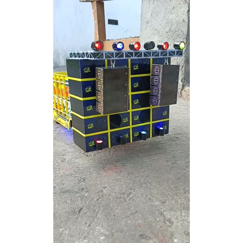 Terbaru Miniatur truk sound Brewog versi sound gantung