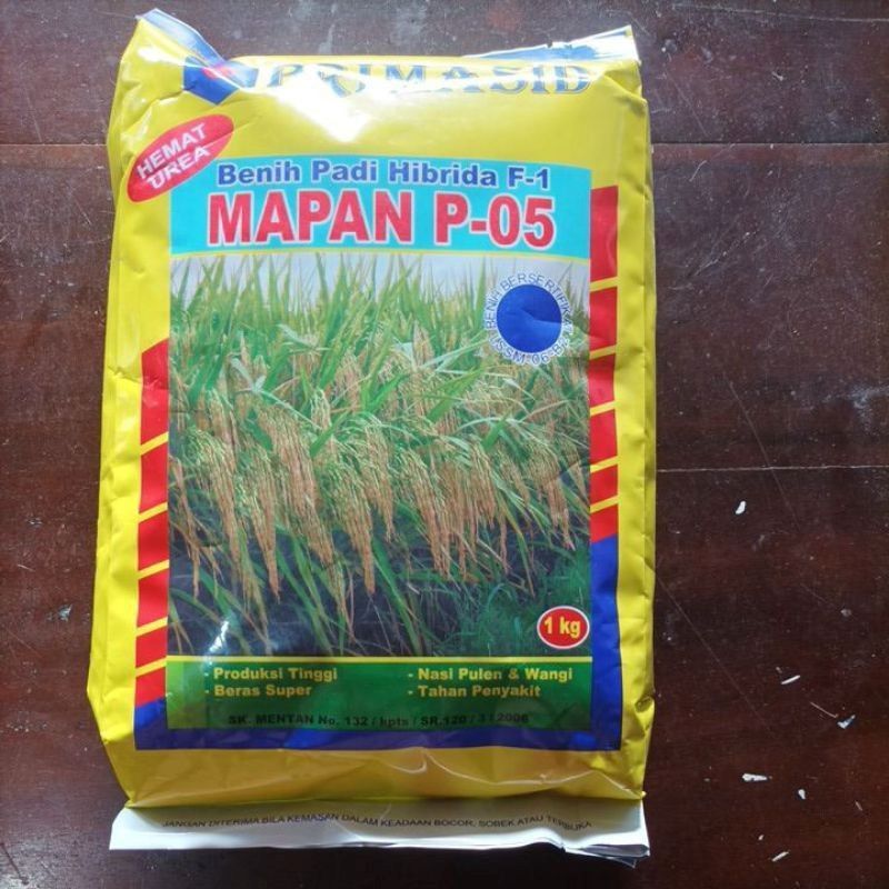 TURUN HARGA Bibit Benih padi mapan p-05 1 kg Original Exp 07 26 bungkus pabrik