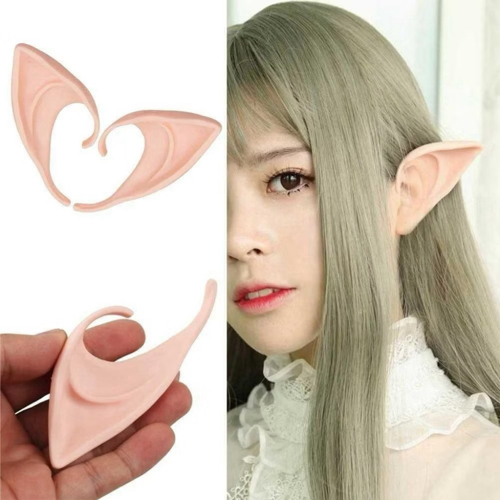 Telinga Elf Palsu Cosplay Elf Fake Angle Ear Telinga Kurcaci Palsu Telinga Palsu Cosplay Kurcaci