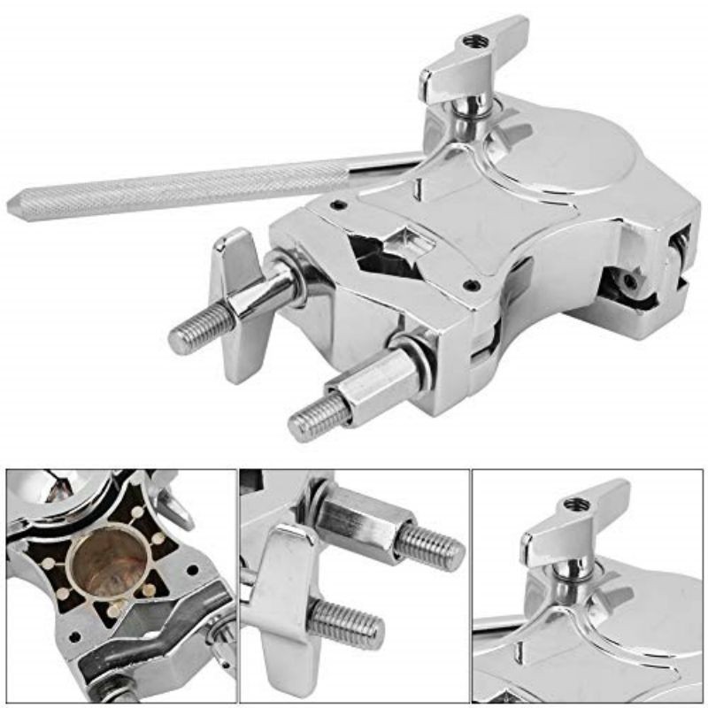 Tom Holder Drum Tom Clip Drum Clamp Drums Percussion Tom Holder Aksesoris Drum