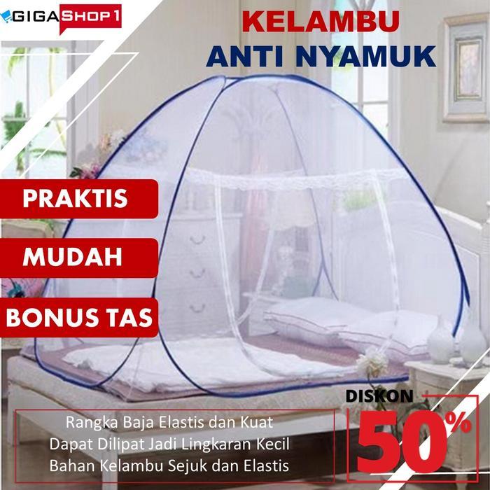DijualKelambu Lipat Slambu Anti Nyamuk Tempat Tidur Tenda Selambu Bayi Pintu