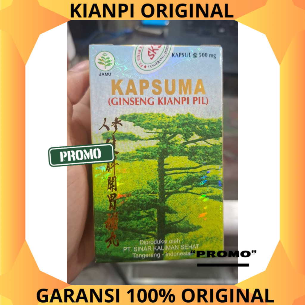 Paling Banyak Dicari - ( Kianpi 100% Original Asli ) KAPSUMA ( ginseng kianpi pil )