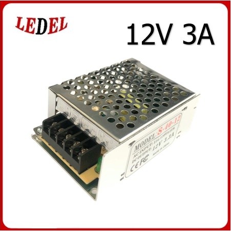 Power Supply 12V 3A Adaptor trafo 12V5A 10Aamper led lampu strip 12volt 3ampere