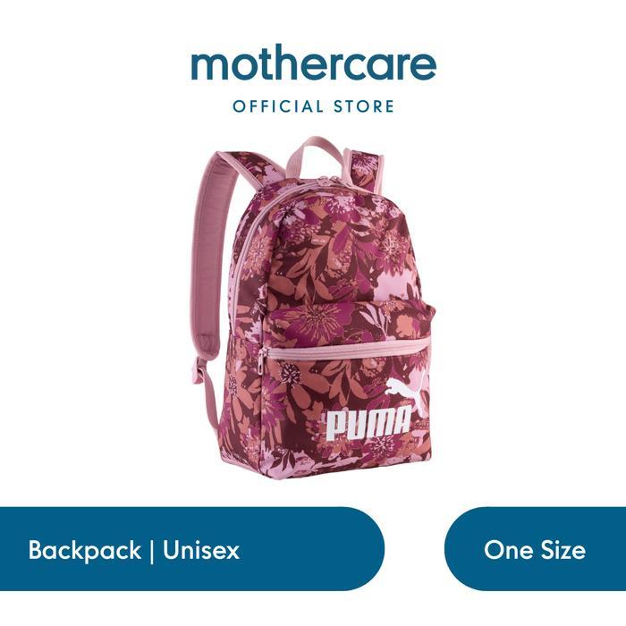 BIG SALE Puma Phase Backpack - Tas Ransel Sekolah Anak (Multi) - Red/Pink