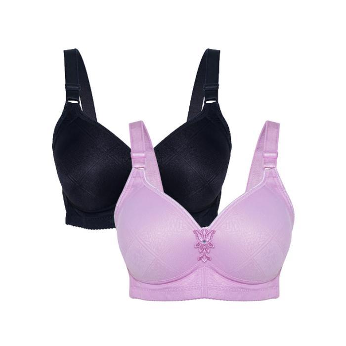 Tulip by Christine Ayzel Full Cup Non Wire Bra Bundling 2pcs - CBR-4983 Tipis Busa Bh Wanita - Bundl