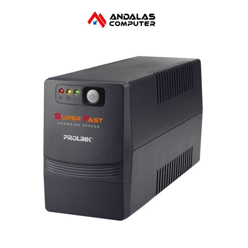 UPS STAVOLT STABILIZER Prolink Pro1201sfcu Super Fast Charging Line Interactive 1200 Va KOMPUTER PC