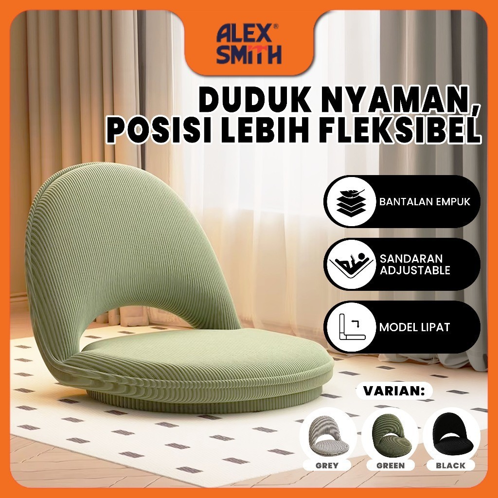 Goto [COD] Nesta Kursi Lipat Santai Depan TV Sandaran Sofa Lesehan Empuk Portable Nyaman