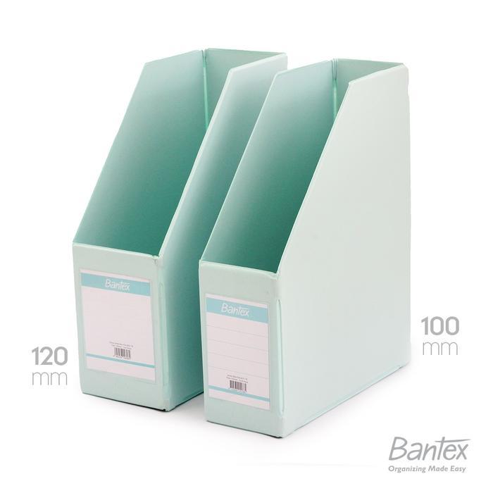 Bantex Box File / Magazine File A4 F4 Folio Extra Jumbo 120 mm Cool Aqua - Folio/F4 terlaris