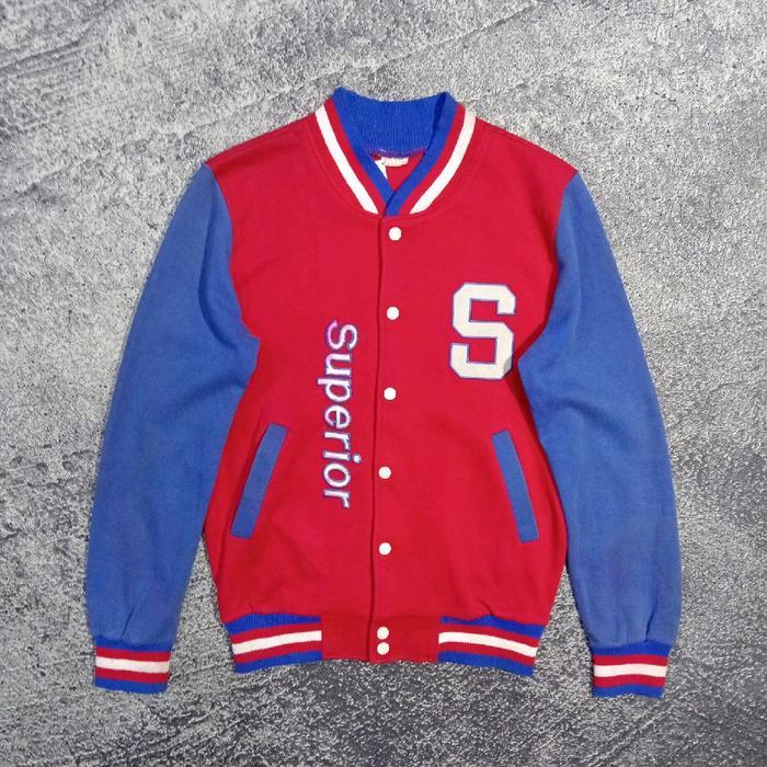 Jaket varsity SUPERIOR jaket casual murah size m