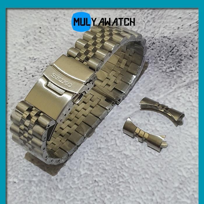 HOT SALE - Strap Rantai Jubilee Bracelet 22mm SEIKO Premium Double Lock - 20mm Quality