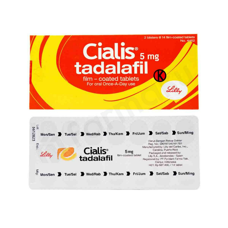CIALIS 5 MG 1 BLISTER @ 14 TABLET SALUT SELAPUT
