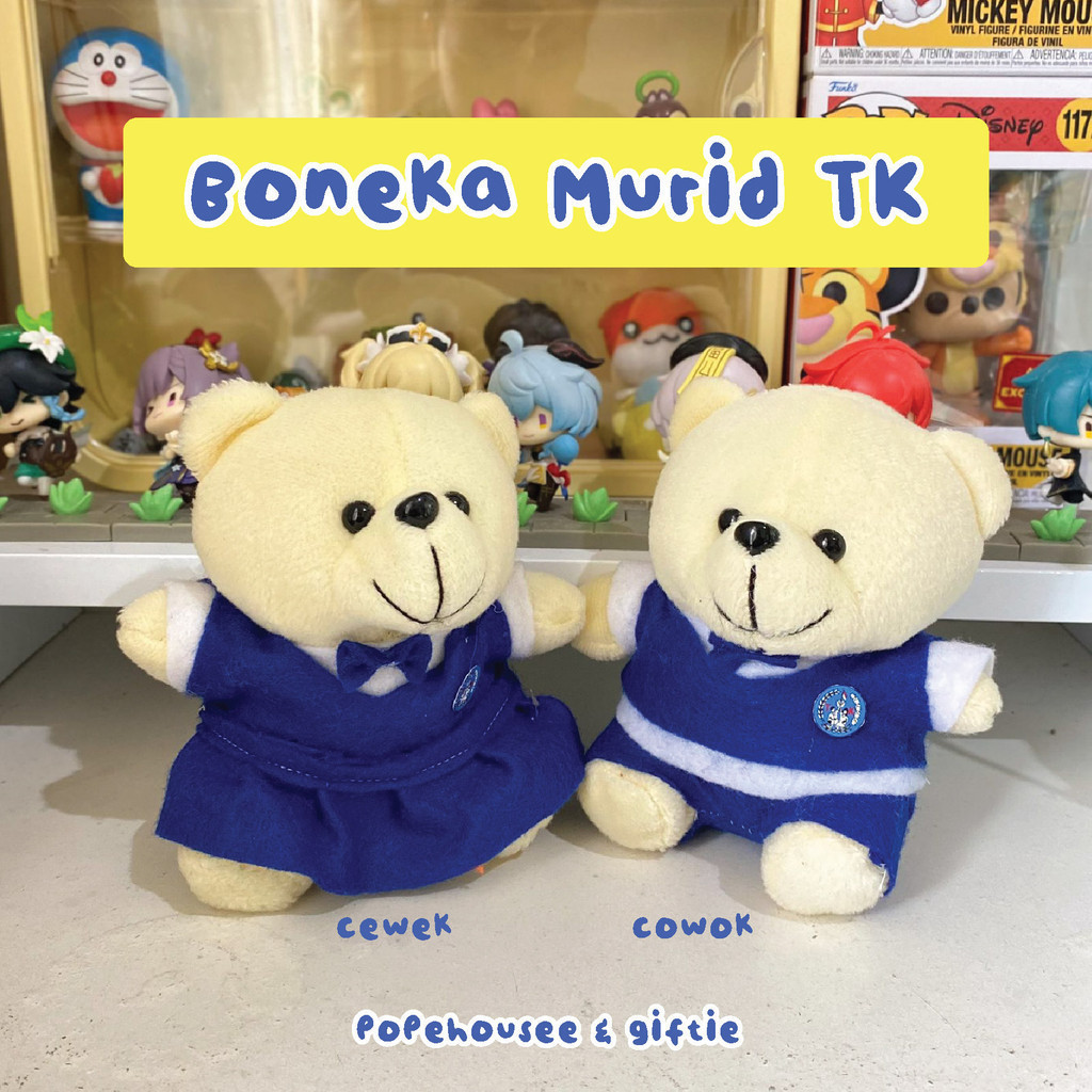 Boneka Murid Tk Size 15Cm Profesi Playgroup Taman Kanak Kanak Couple Sekolah Nikah Lamaran Kawinan S