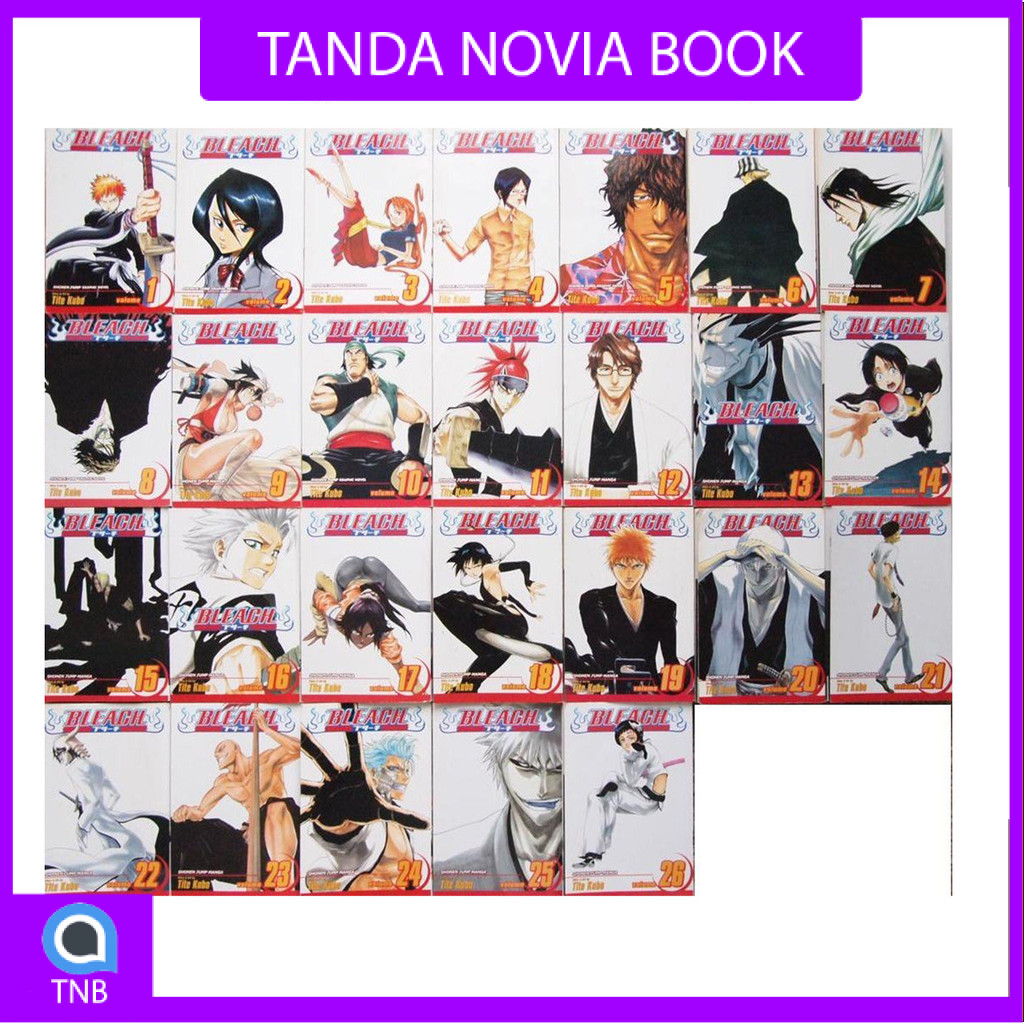 Komik Manga Bleach, 74 Books series (Engllish)