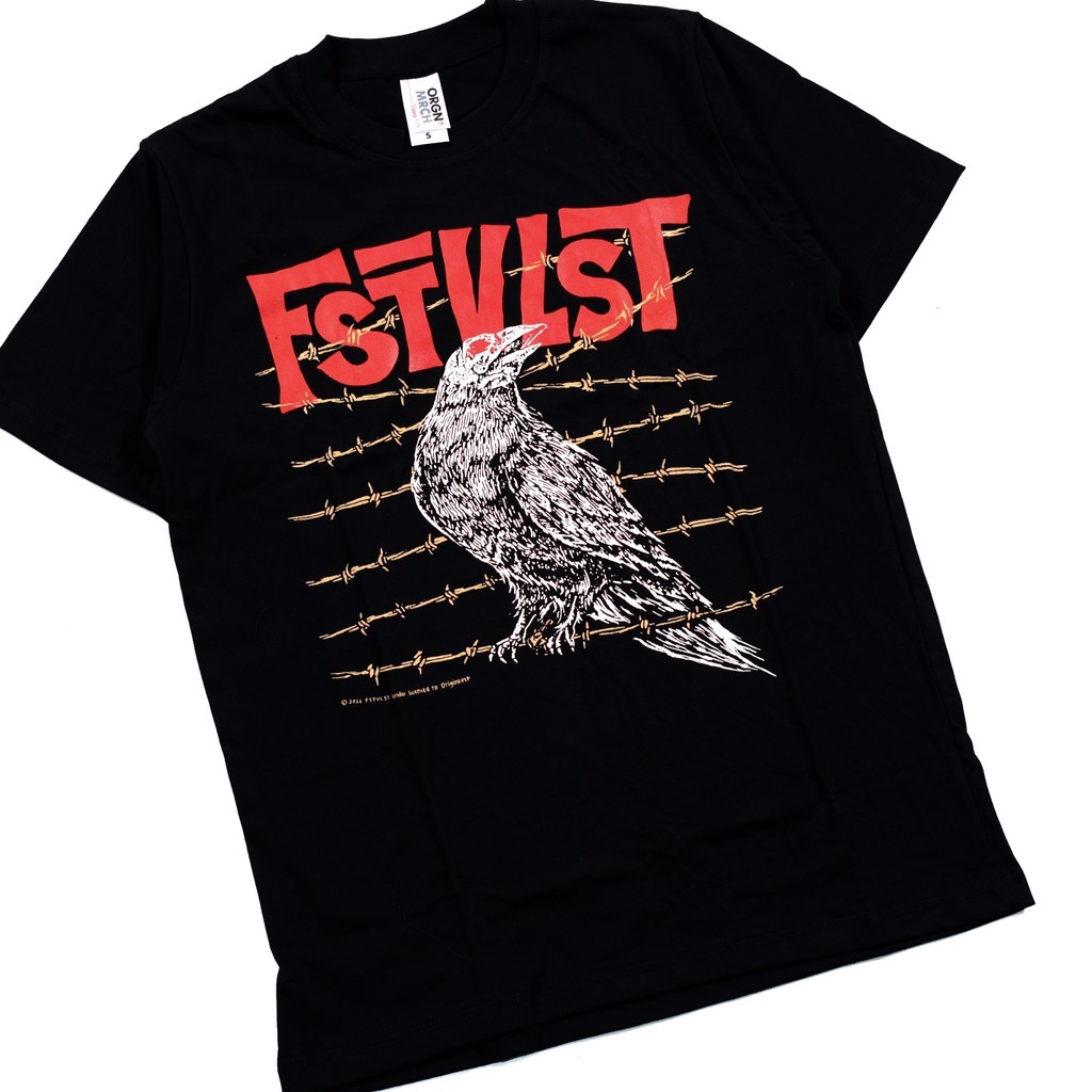 Tshirt FSTVLST - Origin Fest 2026 (Black) Katun Korean S-3XL Original