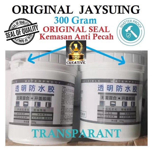Mega Sale ~ Jaysuing lem transparant ANTI BOCOR KAMAR MANDI KERAMIK KOLAM transparant JAYSUING WATER