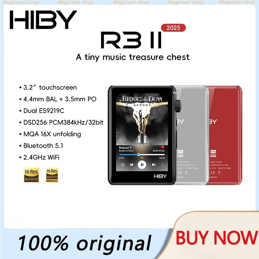 HiBy R3 II / R3 Gen 2 Music Player MP3 USB Audio Dongle DAC with HiByOS
