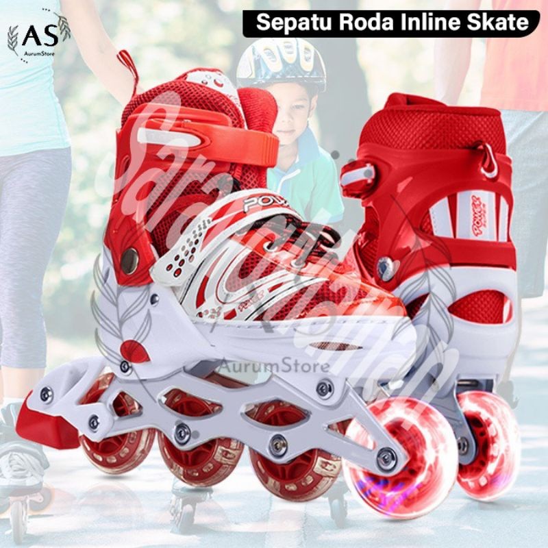 SEPATU RODA ANAK SEPATU RODA POWER LINE BONUS BAUT BAJAY