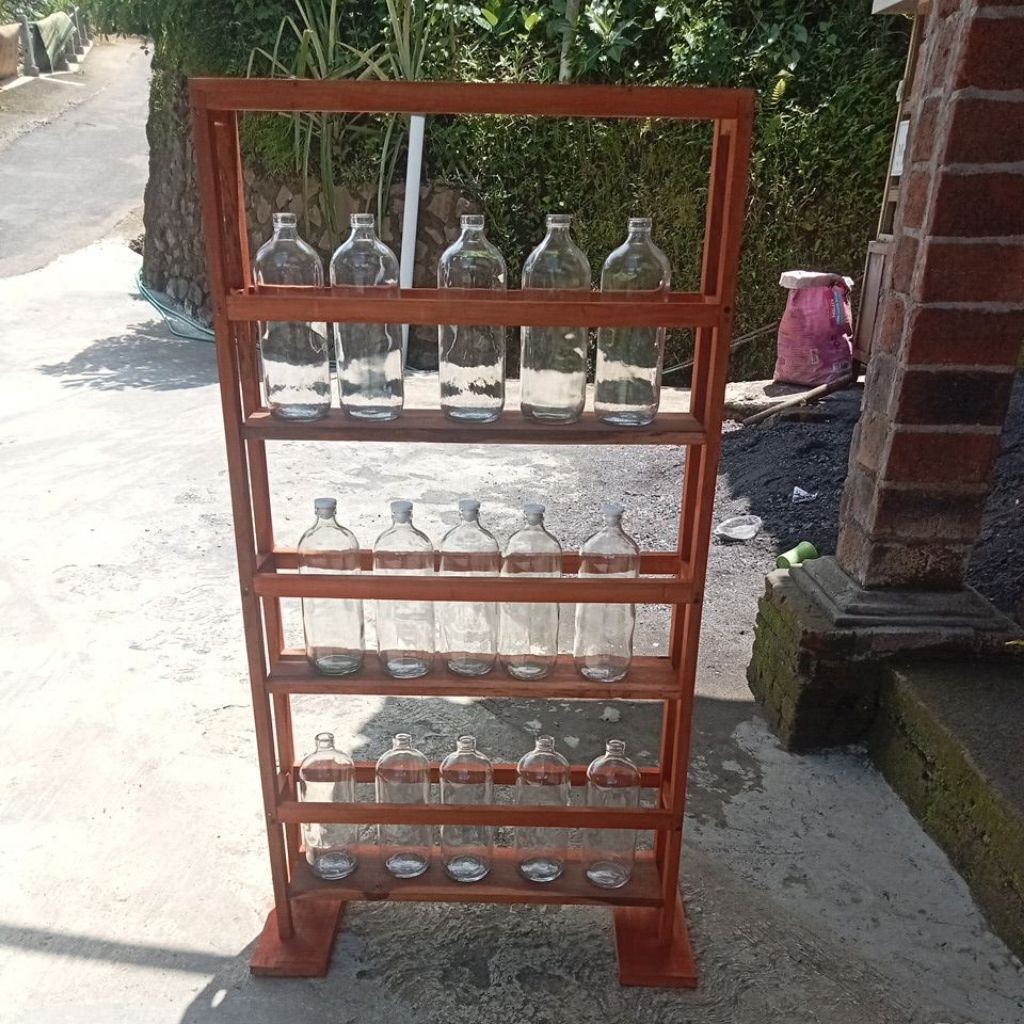 Rak bensin besar P 64cm  L 14cm T 122cm grosir termurah RAK VIRAL jualan warung toko sembako