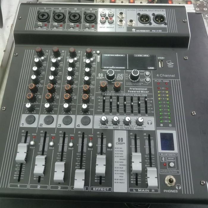 power mixer 4 channel soundqueen pm4180