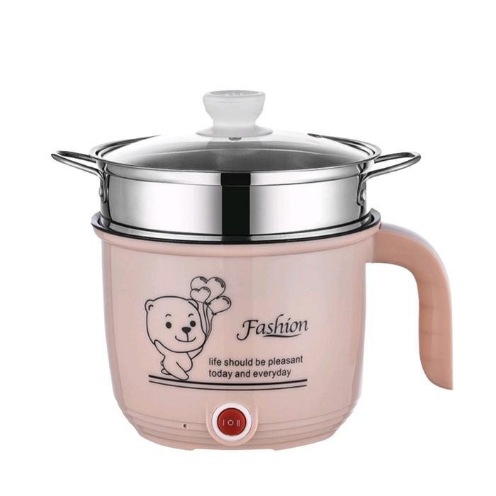Panci Listrik Mejikom Mini Penanak Nasi Serbaguna Rice Cooker Anak Kost 1 Liter - Type A