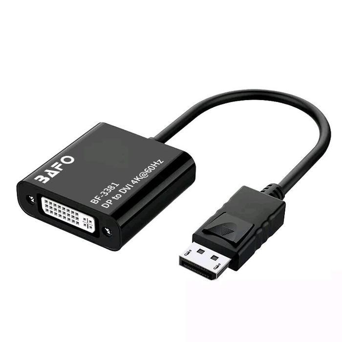 NETLINE Display Port to DVI Female / DP to DVI / DisplayPort to DVI - BAFO