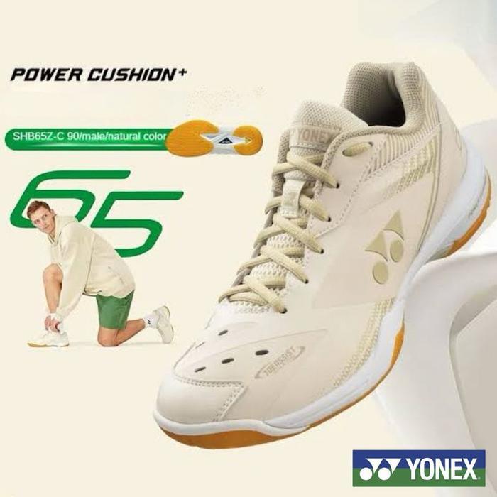 Sepatu YONEX Power Cushion 65Z C-90 Men’s Natural (Limited Edition) Badminton Shoe