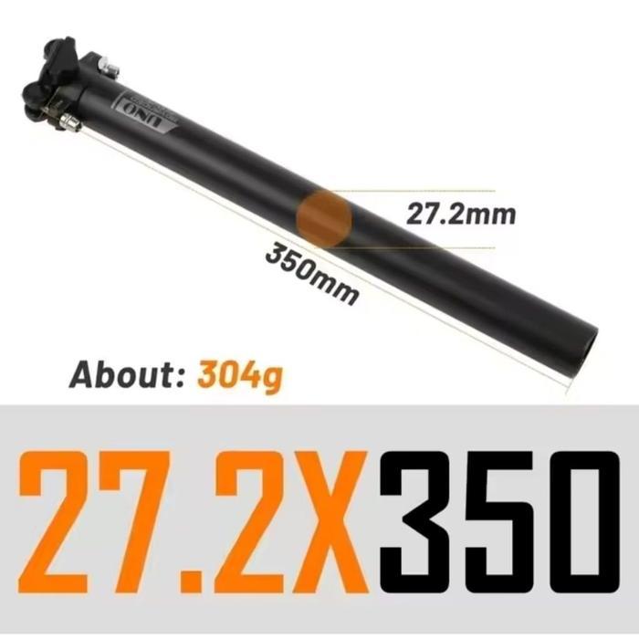 UNO Seatpost Size 27.2mm 30.9mm 31.6mm Seatpost Tiang Sadel Sepeda MTB Roadbike - Size 27.2mm