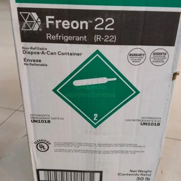 R22 CHEMOURS USA ORI 30LB 13.62 kg