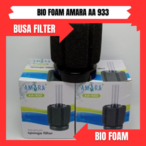 AMARA AA 933 AQUARIUM SPONGE FILTER / BIO SPONGE FILTER / BIOFOAM