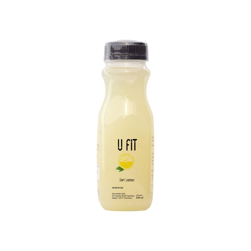 Sari Lemon Asli Untuk Diet U FIT Lemon 250ml  SARI LEMON DIET LANGSING SARI LEMON DIET Sari Lemon Ju