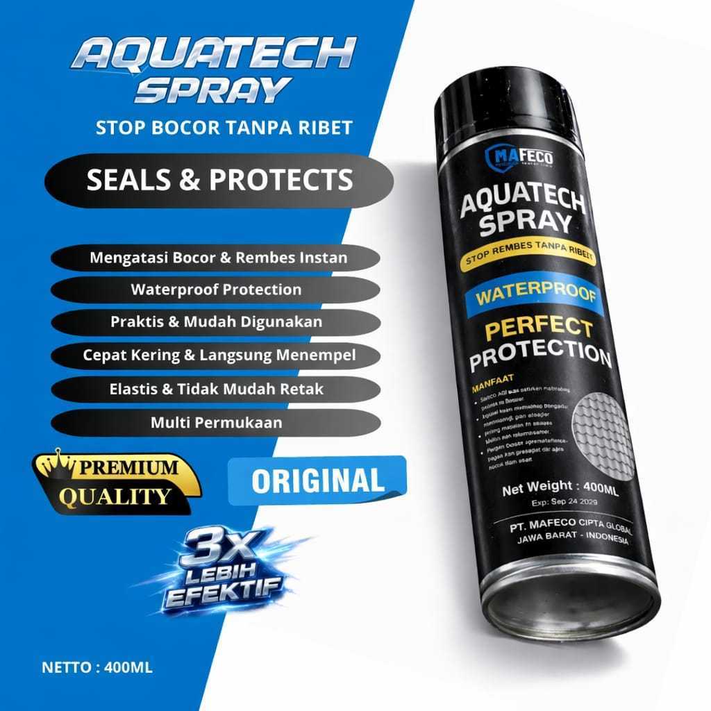 | GARANSI 1 TAHUN | AquaTech Spray  | aquatech spray seal and protect | spray anti bocor waterproof