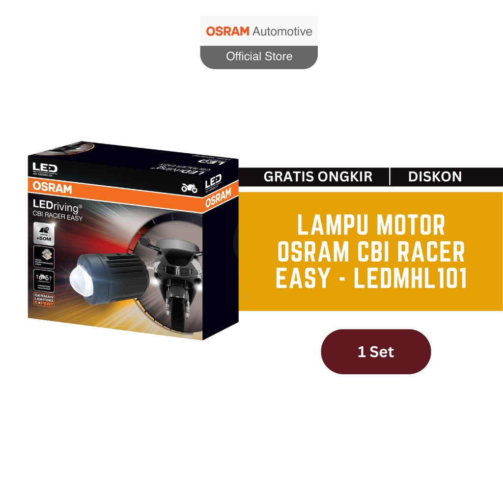 OSRAM CBI Racer Easy Lampu Motor - 15 Watt
