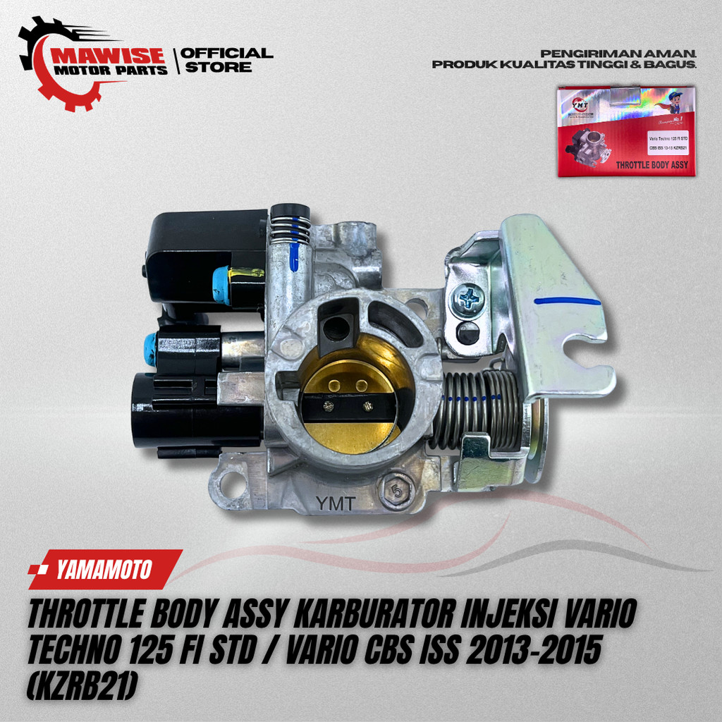 THROTTLE BODY ASSY KARBURATOR INJEKSI VARIO TECHNO 125 FI STD / VARIO CBS ISS 2013-2015 KZRB21 YAMAM