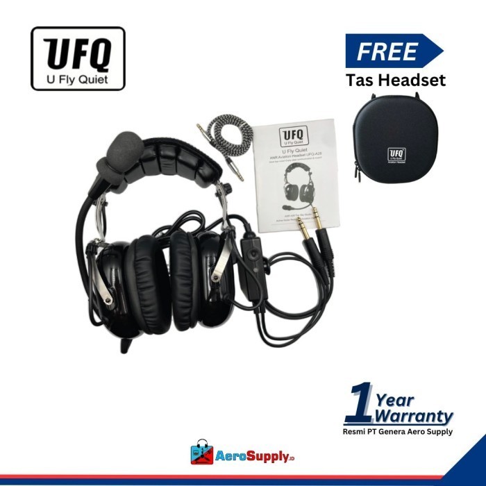 UFQ A28 ANR Aviation Headset