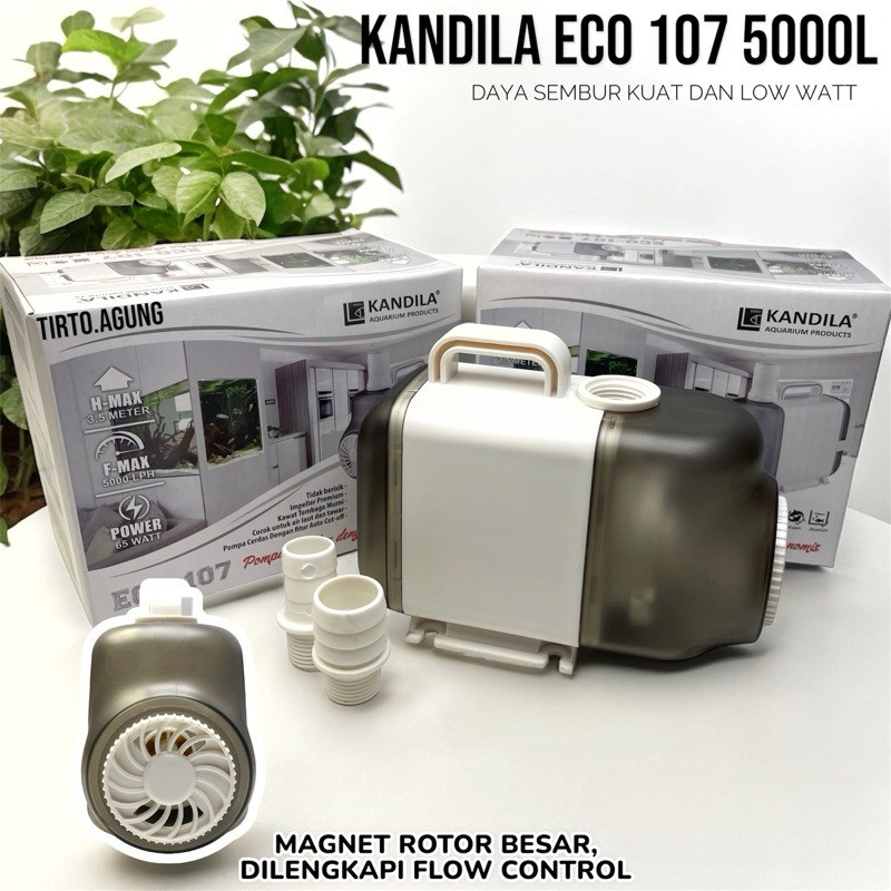 Pompa Celup Kandila ECO 107 - Mesin Kolam & Aquarium 5000 LPH Low Watt