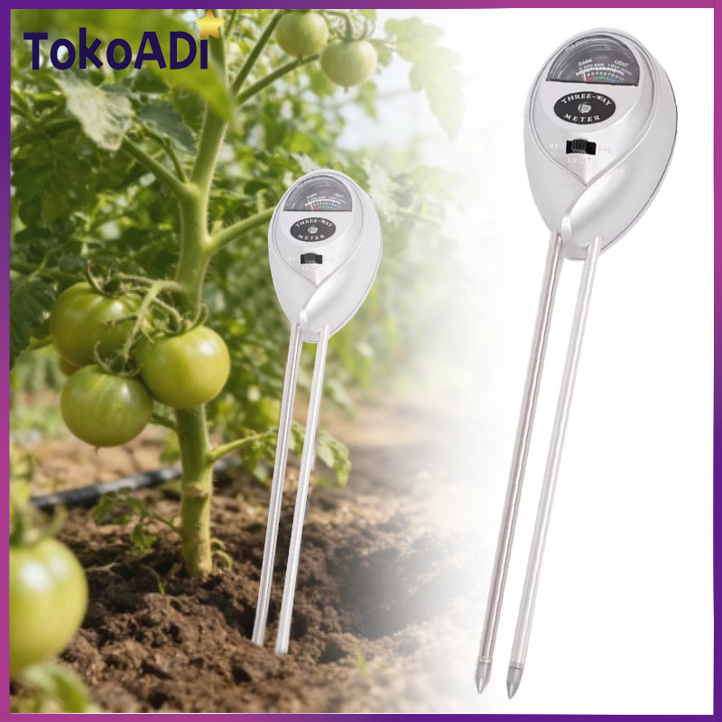 3in1 Alat Ukur Ph Tanah Alat Pengukur Ph Tanah Soiltoscop Alat Cek Ph Tanah Ph Tester Tanah Light Me