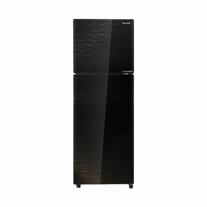 KULKAS SHARP INVERTER GLASS DOOR SJ-326XI-MK SJ 326 XI 256 LITER BATAM