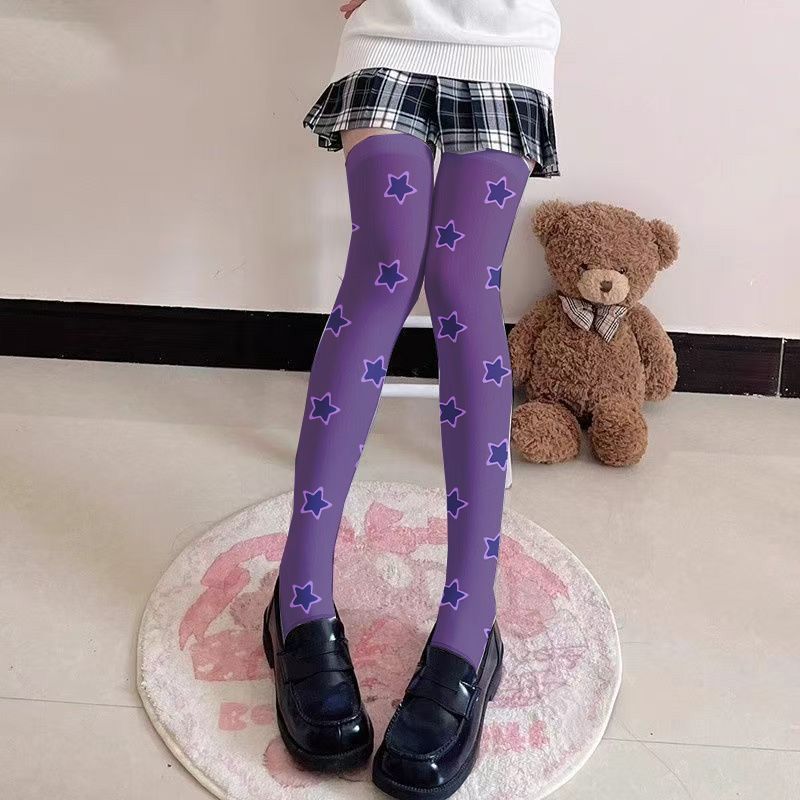 [Si Yun Ge] Stoking untuk wanita dan pria stoking lucu gaya Jepang kaus kaki lolita pelindung