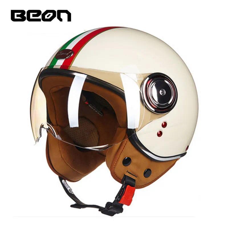 Capacete BEON 110B Open Face Motorcycle Helmet beon motorbike casco Jet Vintage Retro helmets scoote