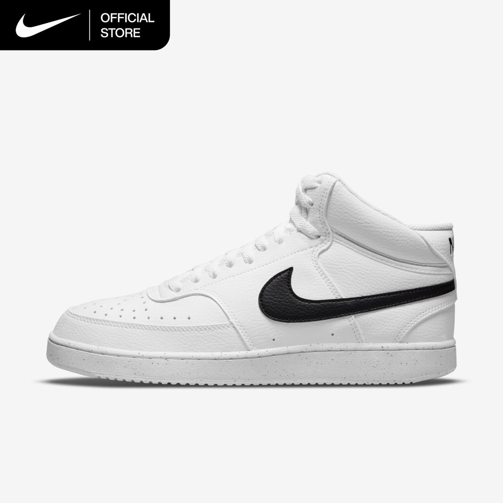 Nike Men's Court Vision Mid Next Nature Shoes - White [DN3577-101]