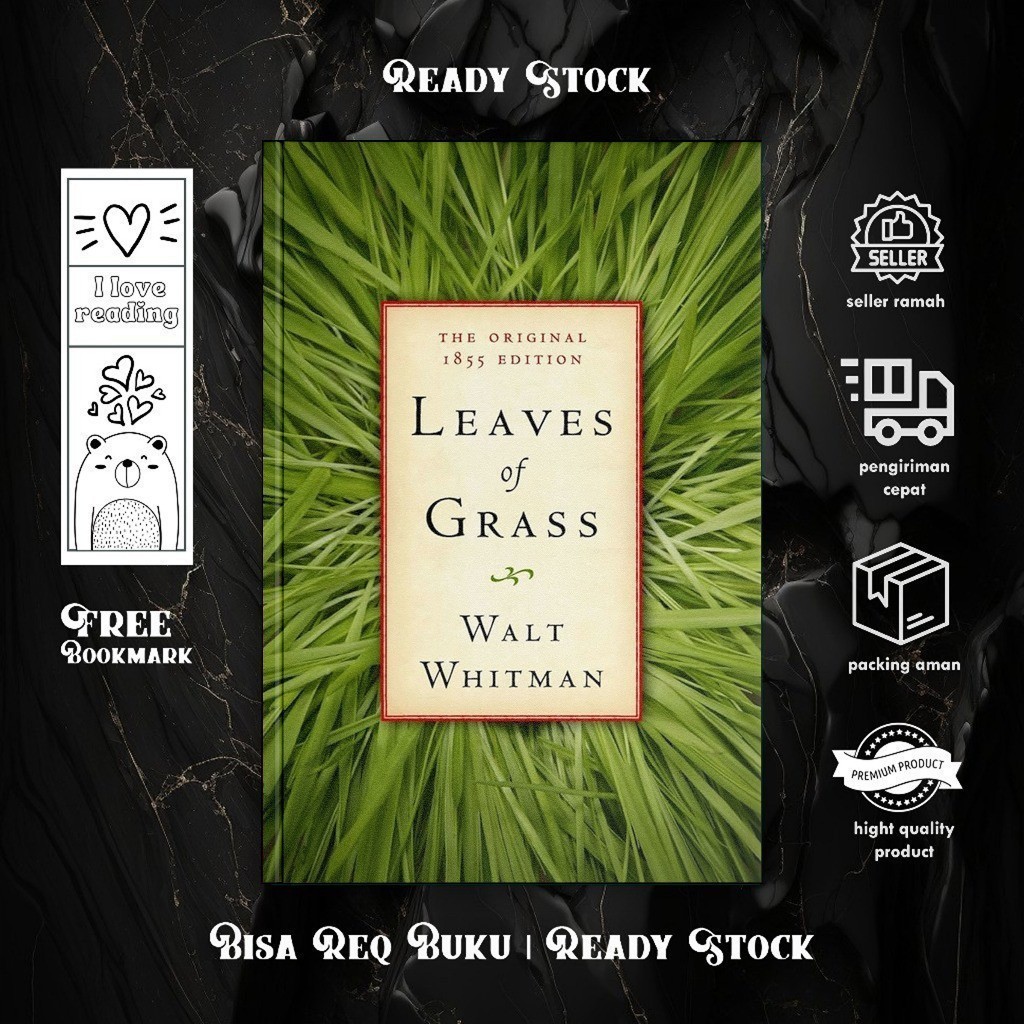 Leaves of Grass by Walt Whitman (English/Indonesia)