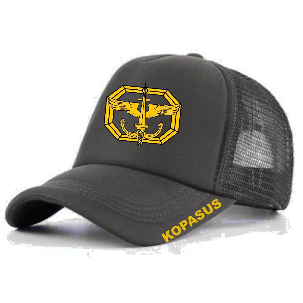 topi jaring Komando kopasus tengkorak Hantu Rimba TNI AD _Arvishop19