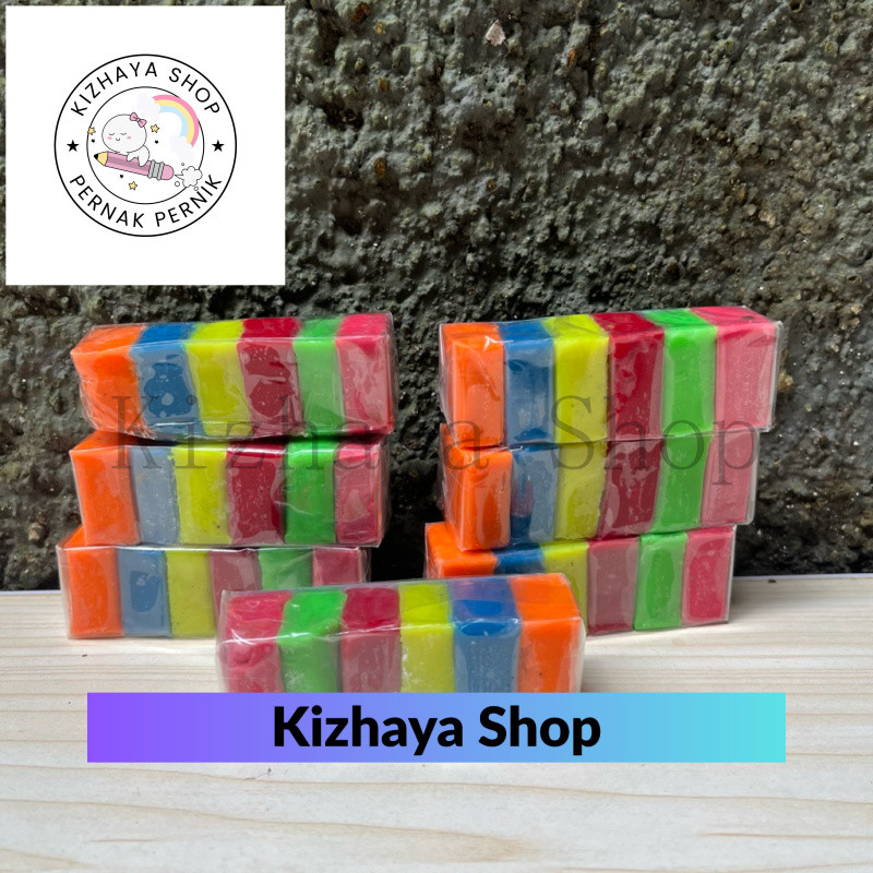 Lilin Plastisin 1 pack/Mainan Edukasi Anak Warna Cerah Isi 6 Warna