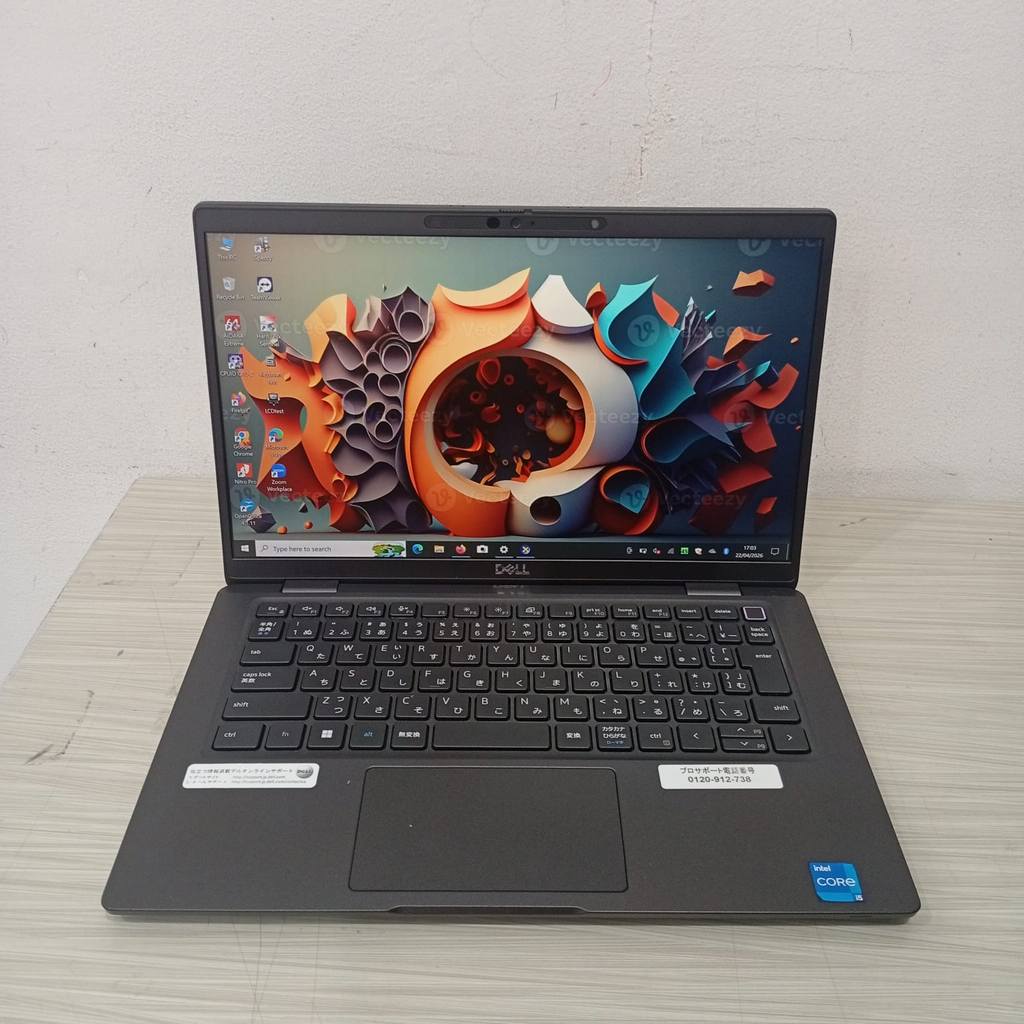 laptop  laptop second Dell 7320 ram 16Gb core i5 gen11 ssd 256 ringan touchscreen