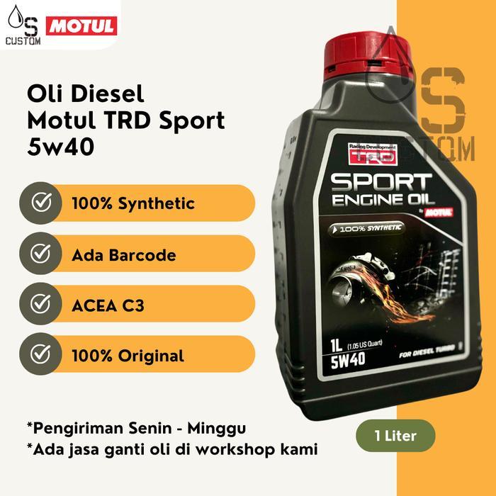 Oli Diesel Motul TRD 5w40 Turbo Diesel 1L 5w-40 100% SYNTHETIC