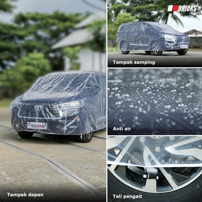 HRV Body Cover Mobil Plastik HRV Sarung Mobil HRV Transparan - hrv lama